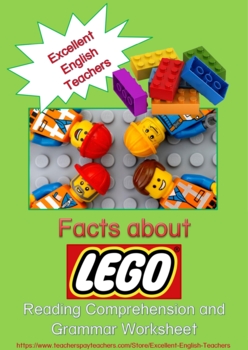 Postimpressionisme katastrofe Dyster Facts about LEGO: Reading Comprehension and Worksheet | TPT