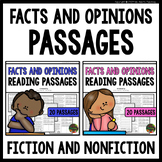Facts and Opinions Fiction and Nonfiction Reading Passages