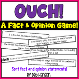 Facts and Opinions Game for a Small Group Activity: OUCH
