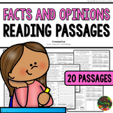 Facts and Opinions Nonfiction Reading Passages Worksheets 