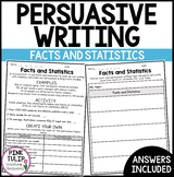 Facts and Statistics - Persuasive Writing Worksheets