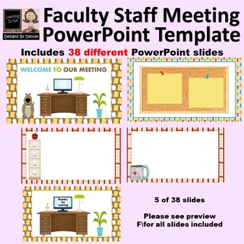 Preview of Faculty Staff Meeting PowerPoint For Administrators