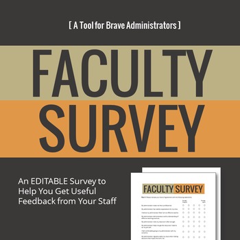 Preview of Faculty Survey