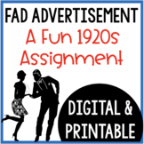 Fad Advertisement: A Fun 1920s Activity