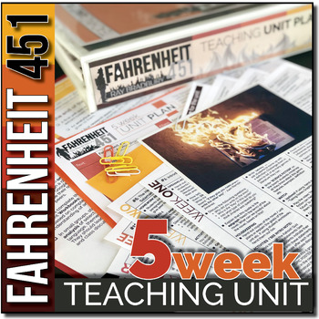 Preview of Fahrenheit 451: 5 WEEK UNIT PLAN