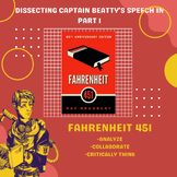 Fahrenheit 451 Analysis: Dissecting Captain Beatty's Speec