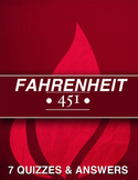 Fahrenheit 451 Bundle of 7 Quizzes & Answers
