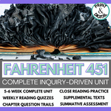 Fahrenheit 451:  Complete Inquiry Unit {Supplements, Asses