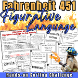 Fahrenheit 451 Figurative Language Sort Hands-on Activity