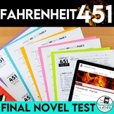 Fahrenheit 451 Test and Crossword Puzzle Study Guide