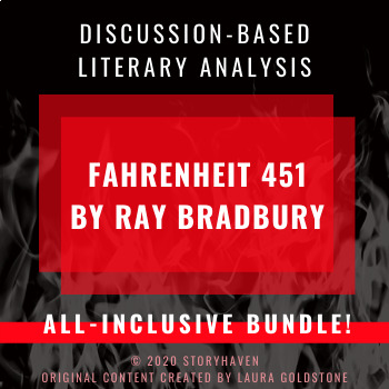 Preview of Fahrenheit 451 - Full Discussion-Based Literary Bundle!