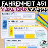 Fahrenheit 451: Literary Analysis with Sticky Notes