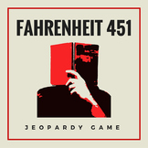 Fahrenheit 451 Novel Review Game | Fun Activity