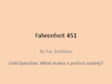Fahrenheit 451 - Novel Study and Project