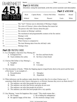 Fahrenheit 451 Worksheets Answers