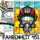 Fahrenheit 451, Ray Bradbury, Collaborative Poster, and Wr