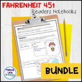 Fahrenheit 451 Readers Notebook WHOLE NOVEL | Reading Guides