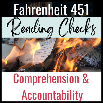 Preview of Fahrenheit 451 Reading Checks & Reading Quizzes