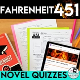 Fahrenheit 451 Quizzes for the Entire Novel + Digital Quizzes