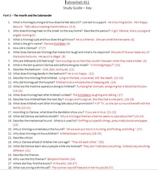 Fahrenheit 451 part 2 study guide