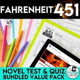 Fahrenheit 451 Test and Quiz Value Pack Bundle