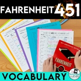 Fahrenheit 451 Vocabulary Pack: words, activities, and quizzes
