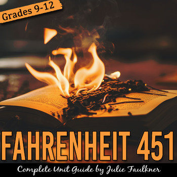 Fahrenheit 451 Literature Guide, Novel Unit Plan, Ray Bradbury