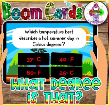Preview of Fahrenheit or Celsius | BOOM Cards
