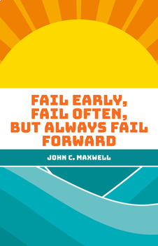 Preview of Fail Early, Fail Often, But Always Fail Forward Poster