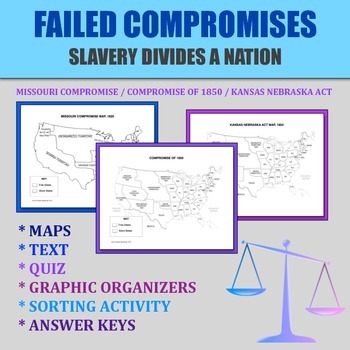 Failed Compromises Unit: Missouri Compromise, Compromise ...