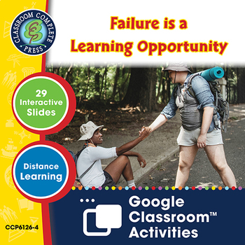 Preview of Failure is a Learning Opportunity - Google Slides (SPED) Gr. 3-8+