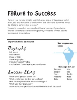 Preview of Failure to Success