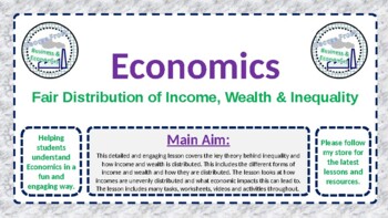 Preview of Fair Distribution of Income, Wealth & Inequality