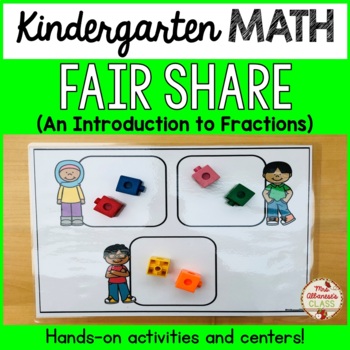Preview of Fair Share (An Introduction to Fractions) in Kindergarten