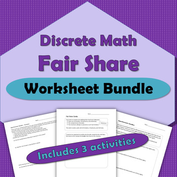 Preview of Fair Share Bundle (Discrete Math)