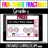 Fair-Share Fraction Problems Grade 3 FREE