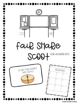 Preview of Fair Share Scoot {FREEBIE}