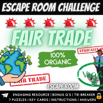 Preview of Fair Trade Escape Room Challenge