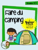 Faire du Camping - A beginner French camping mini-unit (Gr