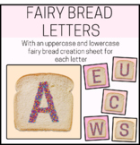 Fairy Bread Letters with bonus creation sheets
