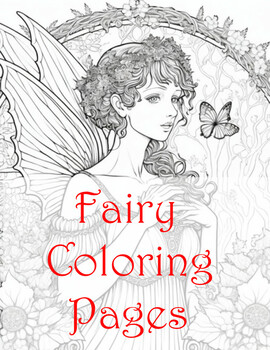 Preview of Fairy Coloring Pages