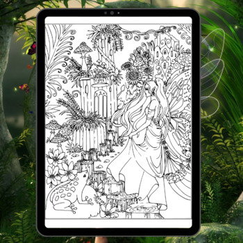 adult coloring pages fairies