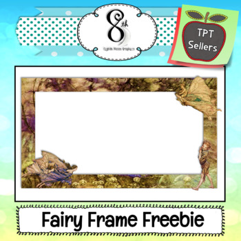 Preview of Fairy Frame Freebie