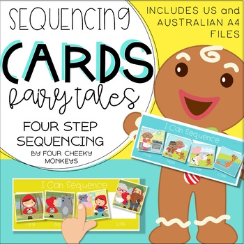 Preview of Fairy Tale 4 step sequencing picture cards / stories