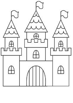 Preview of Fairy Tale Castles Coloring
