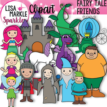 Fairy Tale Character Clipart by Lisa Markle Sparkles Clipart and Preschool