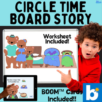 Preview of Fairy Tale Circle Time Activity Goldilocks and the 3 Bears with Digital Resource
