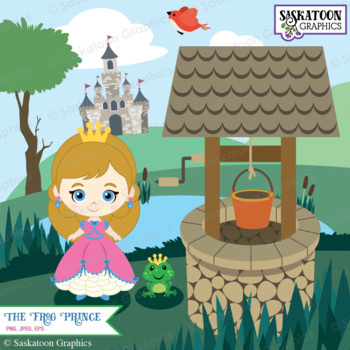 Preview of Fairy Tale Clip Art by Saskatoon Graphics - The Frog Prince
