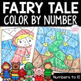 Fairy Tale Color By Number to 10 - Math Activity