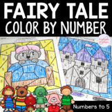 Fairy Tale Color By Number to 5 - Math